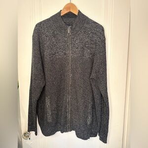 Tommy Bahama Men's XXL Full Zip Sweater Knit Jacket Cardigan Fisherman Cozy Warm